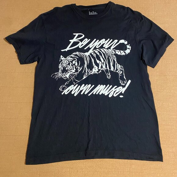 Dressed in Lala Be Your Own Muse Oversized Tiger Tee S/M - Picture 1 of 4